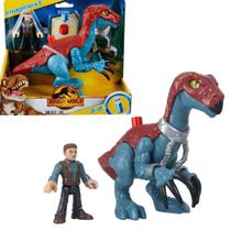 Conjunto Figura e Dino Jurassic World Imaginext 3+ GVV63 FP