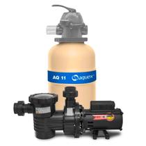 Conjunto filtrante sibrape 1 terço aquex 11 para piscina