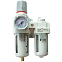 Conjunto filtro regulador de ar grande 1/2" e lubrificador - FRL02