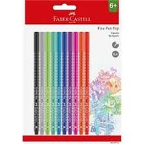 Conjunto fine pen pop 10 unidades - faber castell Conjunto fine pen pop 10 unidades - faber castell