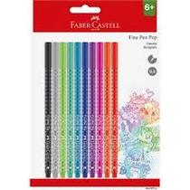 Conjunto fine pen pop 10 unidades - faber castell Conjunto fine pen pop 10 unidades - faber castell