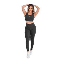 Conjunto Fitness Academia Top Bojo + Legging V1TTA Style V