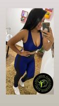 Conjunto Fitness Azul no suplex e 3D