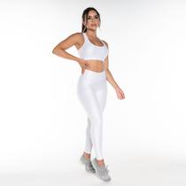 Conjunto Fitness Dily Alto Relevo Básico Disfarça Celulites Sem Transparência Academia