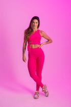 Conjunto Fitness em poliamida tam Unico