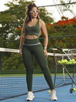 Conjunto Fitness Esportivo Top E Calça Empório Pitbull-84175