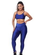 Conjunto Fitness Feminino Academia Treino Modelador Zero Transparência Confortável Alta Compressão