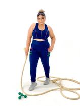 Conjunto Fitness Feminino Calça Legging Top Plus Size Conjunto Fitness Feminino Calça Legging Top Plus Size