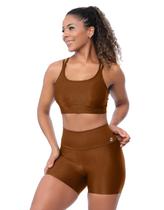 Conjunto Fitness Feminino Poliamida Cós Alto Modelador Zero Transparência Academia Treino Bojo Removível Conjunto Fitness Feminino Poliamida Cós Alto Modelador Zero Transparência Academia Treino Bojo Removível