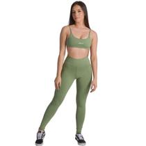 Conjunto Fitness Feminino Top e Legging Verde - Roupa de Academia