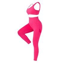 Conjunto Fitness Legging E Top Roupa Academia Yoga Pilates