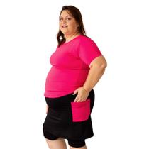 Conjunto Fitness Moda Evangélica Short Saia e Blusa Roupa Cristã Academia Malhar Ginástica Corrida