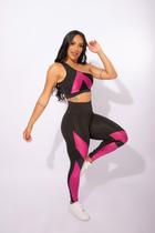 Conjunto Fitness Newstyle Academia Feminino Com Top e Calça legging