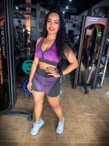 Conjunto fitness princesa suplex com elastano estampa unica (short+top) Conjunto fitness princesa suplex com elastano estampa unica (short+top)