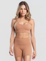 Conjunto Fitness Short Cós Duplo e Top com Elástico em Suplex de Poliamida Academia Conjunto Fitness Short Cós Duplo e Top com Elástico em Suplex de Poliamida Academia