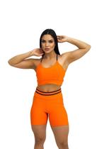 Conjunto Fitness Short eTop Levanta BumBum Academia Feminino