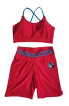 Conjunto Fitness Short eTop Levanta BumBum Academia Feminino