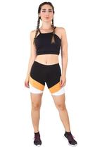 Conjunto Fitness Shorts legging + Cropped Alçinha