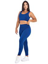 Conjunto Fitness Top Alça + Calça Legging Basica MAG853_902