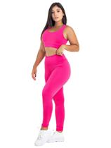 Conjunto Fitness Top Alça + Calça Legging Basica MAG853_902 Conjunto Fitness Top Alça + Calça Legging Basica MAG853_902