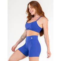 Conjunto Fitness Top Alça Short Legging Poliamida Premium Cós Alto Feminino Liso Básico Academia Conjunto Fitness Top Alça Short Legging Poliamida Premium Cós Alto Feminino Liso Básico Academia