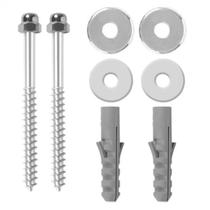 Conjunto Fixação de Aço para Vaso Sanitário 10x90mm - Censi