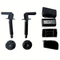 Conjunto fixacao p/assentos 1100.fx.100.95 - ebano preto Conjunto fixacao p/assentos 1100.fx.100.95 - ebano preto