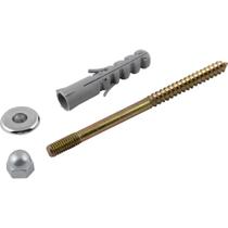 Conjunto Fixação p/ Sanitário 12mm Latonado c/ 2 pçs Vonder Conjunto Fixação p/ Sanitário 12mm Latonado c/ 2 pçs Vonder