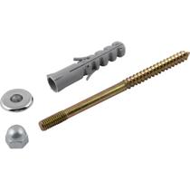 Conjunto Fixação p/ Sanitário 12mm Latonado c/ 2 pçs Vonder Conjunto Fixação p/ Sanitário 12mm Latonado c/ 2 pçs Vonder