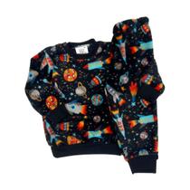Conjunto Fleece Bebê Peluciado Inverno Quentinho Infantil