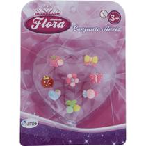 Conjunto Flora Anéis Sortido - brink+ Conjunto Flora Anéis Sortido - brink+
