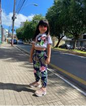 Conjunto Floral Joguer tamanho 8 Conjunto Floral Joguer tamanho 8
