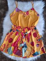 Conjunto floral short e blusa tamanho G1 Conjunto floral short e blusa tamanho G1