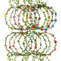 Conjunto Flower Crown Wreath Headband Garland, 15 unidades para casamento