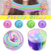 Conjunto Fluffy Floam Slime SWZY, pacote com 4 brinquedos elásticos de argila macia Conjunto Fluffy Floam Slime SWZY, pacote com 4 brinquedos elásticos de argila macia