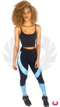 Conjunto Fly Poliamida Preto / Azul Conjunto Fly Poliamida Preto / Azul