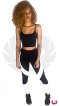 Conjunto Fly Poliamida Preto / Branco Conjunto Fly Poliamida Preto / Branco