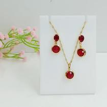 Conjunto Folheado a Ouro 100148 Conjunto Folheado a Ouro 100148