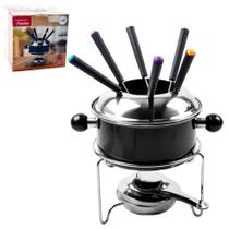 Conjunto Fondue 10 Pcs Inox 1,1L Esmaltado