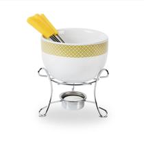 Conjunto Fondue 7 peças Amarelo 1256/114 Brinox