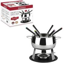 Conjunto fondue baden inox 11 peças