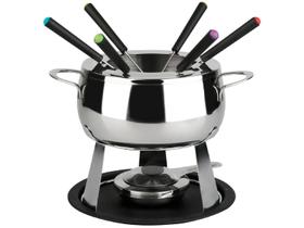 Conjunto fondue baden inox 11 peças Conjunto fondue baden inox 11 peças