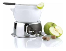 Conjunto Fondue Fundie Cerâmica Para Frutas Doces 1,1 L