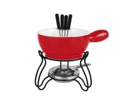Conjunto Fondue Lausanne 8 Peças Vermelho - Cjfn-022