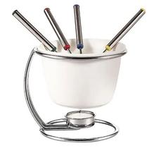 Conjunto Fondue New 7 pçs Porcelana Conjunto Fondue New 7 pçs Porcelana