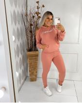 Conjunto Forever Calça e Blusa de Manga Longo com Capuz