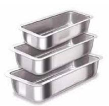 Conjunto forma de pão 3 peças aluminio if35