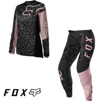 Conjunto fox 180 skew feminino cinza/nude