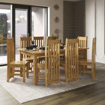 Conjunto frança 1,80 c/ 8 cadeiras