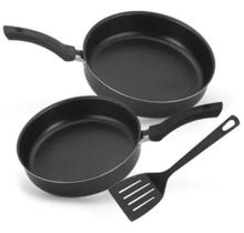 Conjunto frigideira alta Antiaderente com espátula Nº 18 e Nº 22